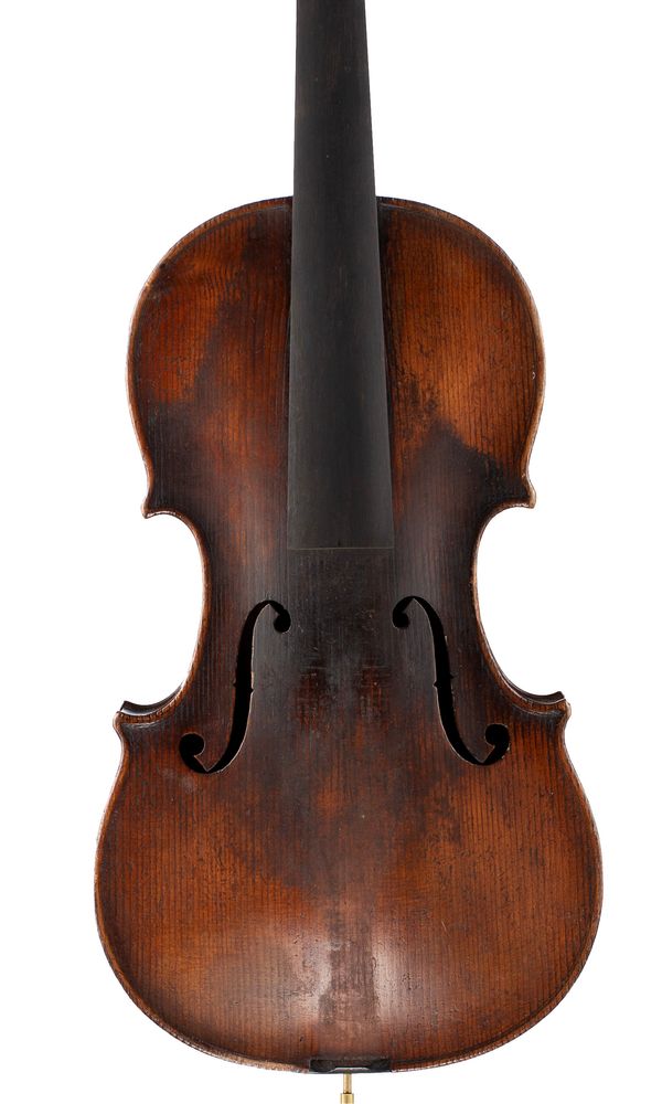 A violin, labelled Antonius Stradivarius...