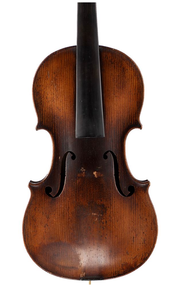 A violin, labelled Antonius Stradivarius...