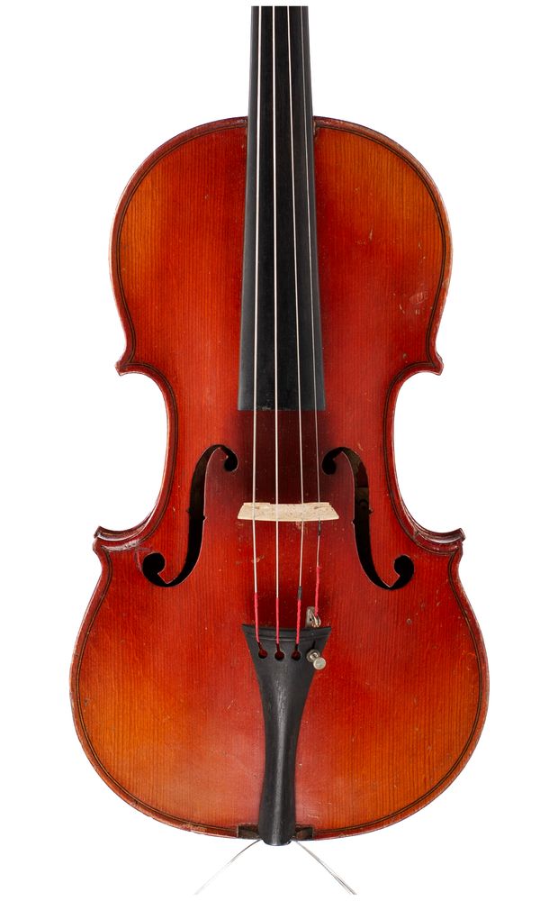 A violin, labelled 3
