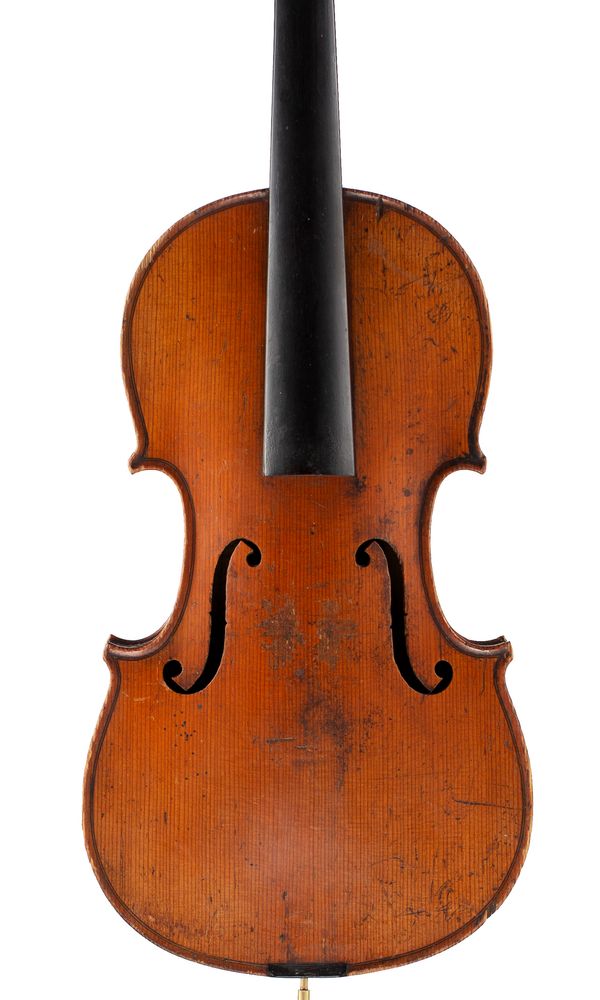A violin, labelled Antonius Stradivarius...