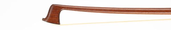 A silver-mounted viola bow, unbranded