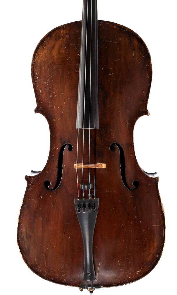 A cello, labelled ...1821