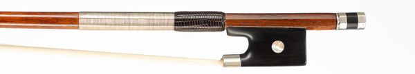 A silver-mounted viola bow by Joseph Henry, France, circa 1860