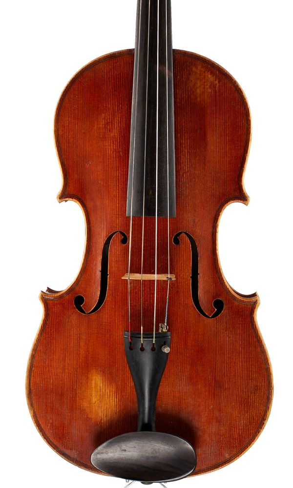 A viola, labelled Piergiuseppe Esposti