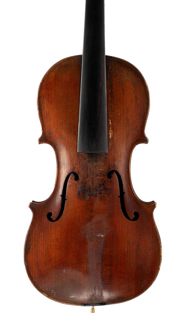 A violin, branded A/S