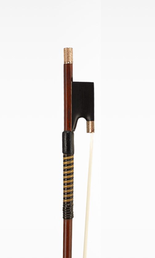 A gold-mounted violin bow by James Tubbs, London