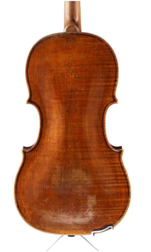 A violin by Perry and Wilkinson, Dublin, 1796 - back