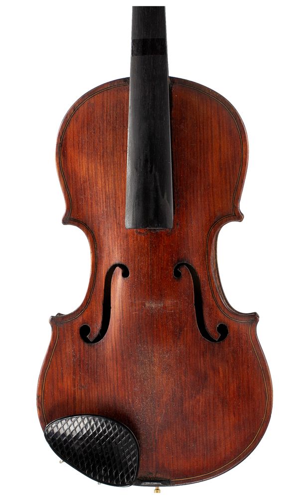 A violin, labelled [Illegibly]