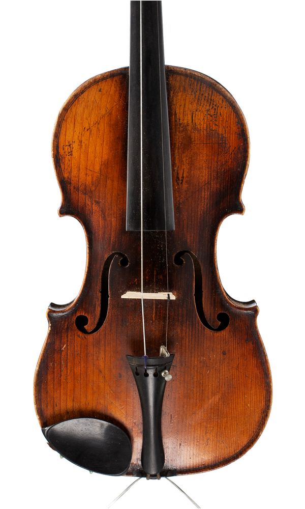 A violin, labelled Joannes Baptista Guadaguini