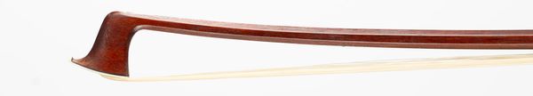 A silver-mounted violin bow by J. Byrom