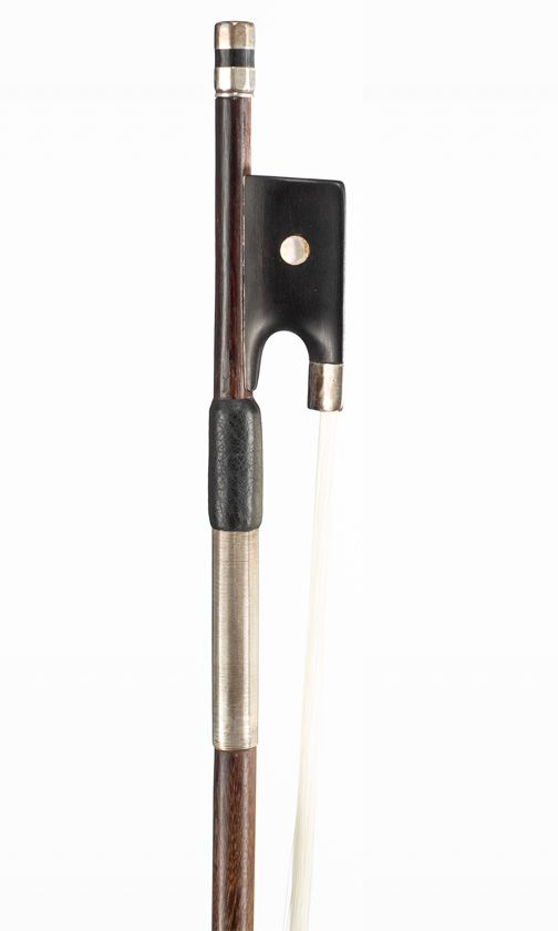 A silver-mounted violin bow, Germany