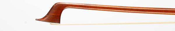 A silver-mounted cello bow, branded N .V. DEN. M. ADAM