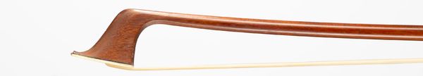 A silver-mounted cello bow by W. E. Hill & Sons