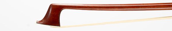 A nickel and horn-mounted cello bow, 20th Century