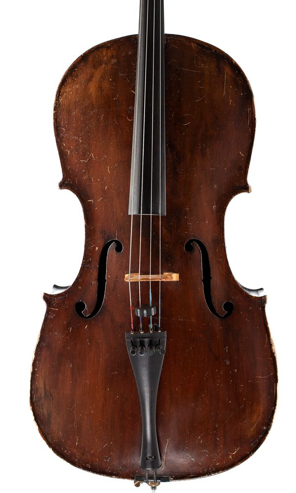 A cello, labelled ...1821