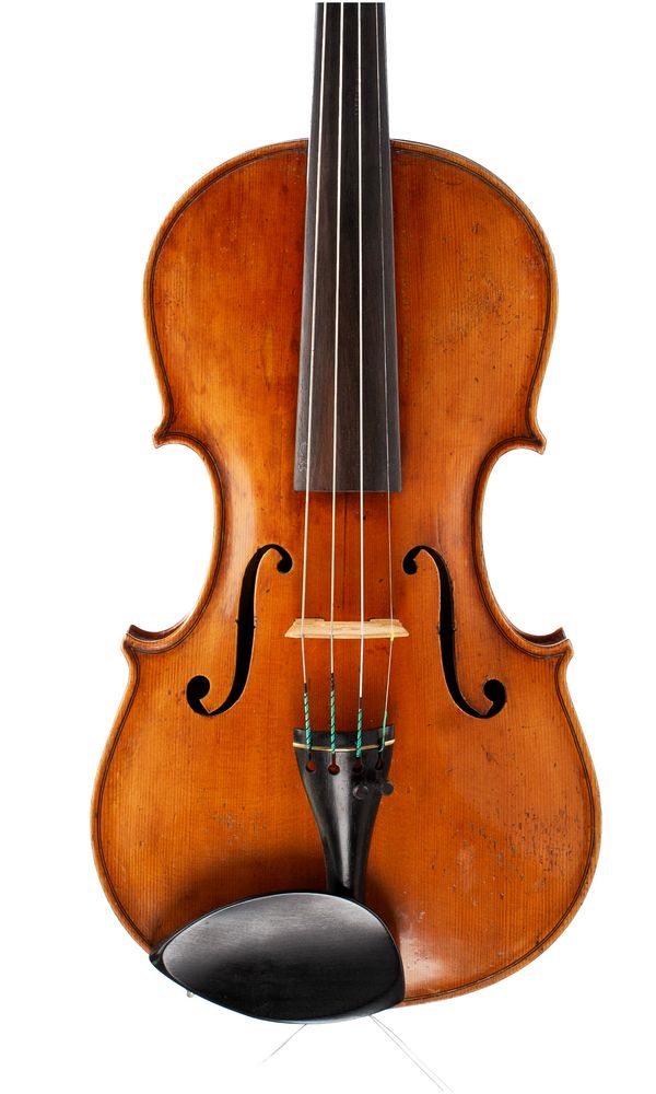 A violin, possibly Italy, circa 1900