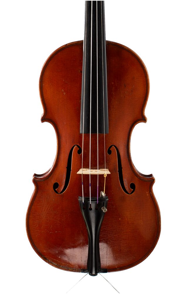 A violin by Anton Galla, Brno, 1944