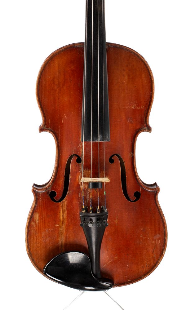 A violin, labelled Copie de J. Bte Vuillaume a Paris