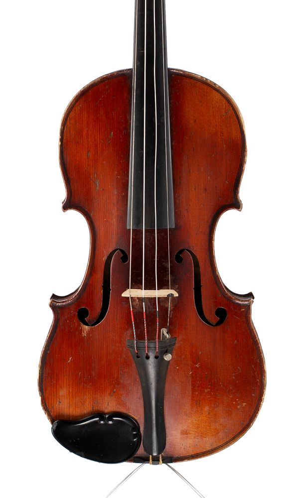 A violin, labelled J.T.L