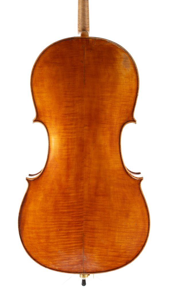 A cello, School of Vincenzo Postiglione, Naples, circa 1880 - back