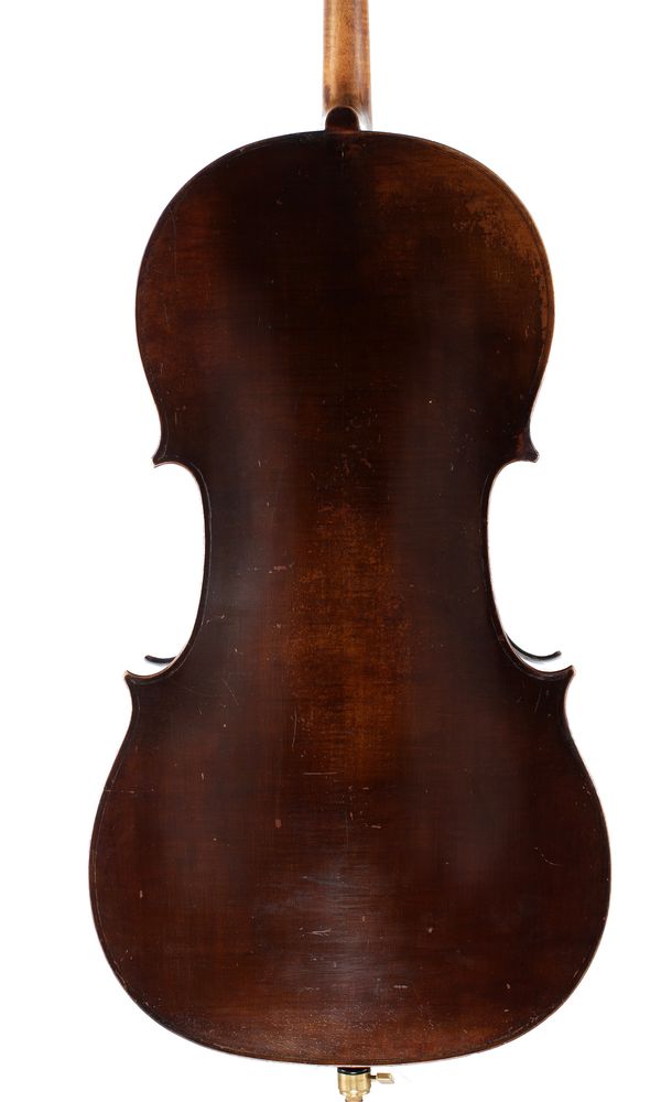A cello, Germany, late 19th Century - back