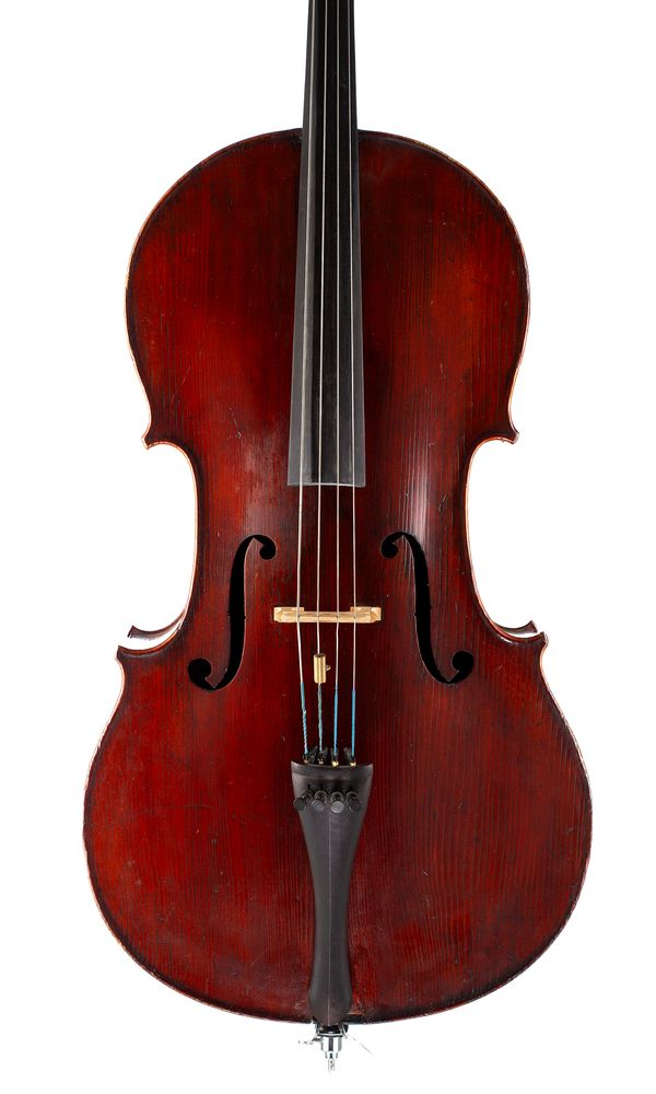 A cello, Workshop of Jérôme Thibouville-Lamy, Mirecourt, circa 1900