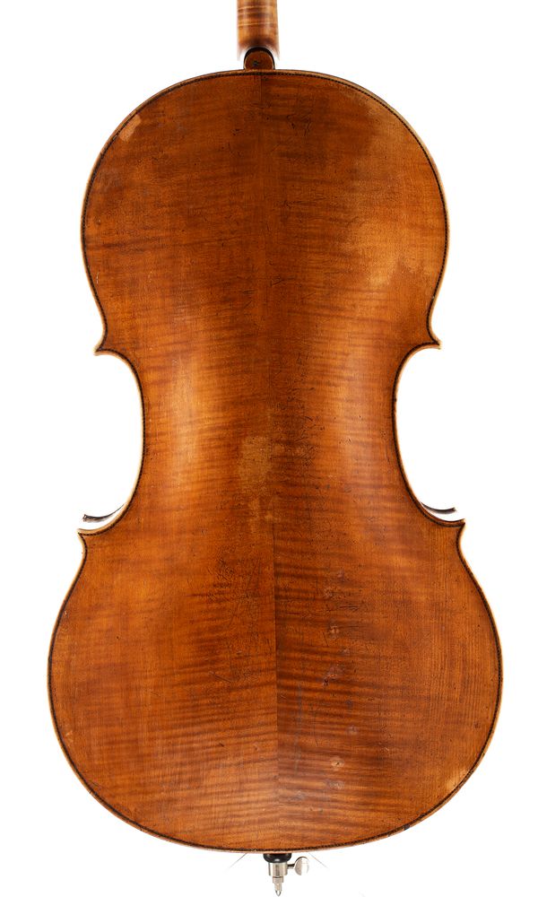 A cello by Joseph Hill, London, circa 1760 - back