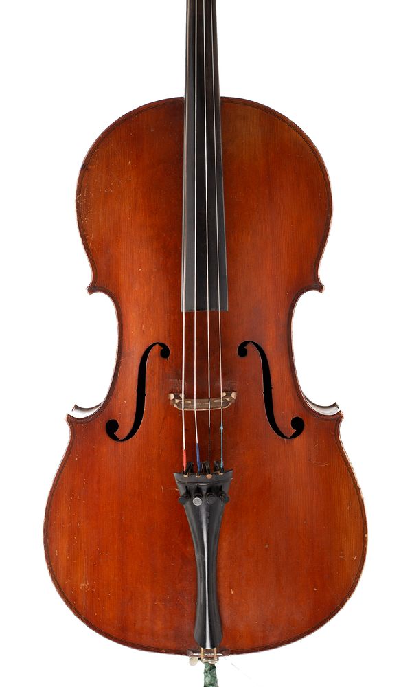 A three-quarter sized cello, Workshop of Jérôme Thibouville-Lamy, Mirecourt, circa 1900