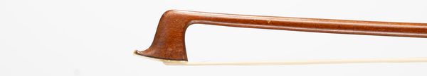 A silver-mounted violin bow, branded Tourte