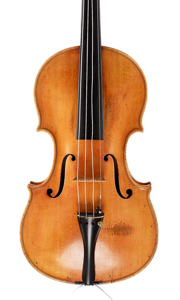 A violin, labelled Jan Kulik