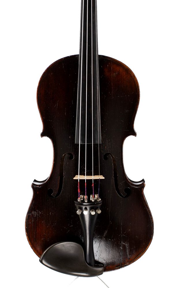 A seven-eights sized violin, unlabelled