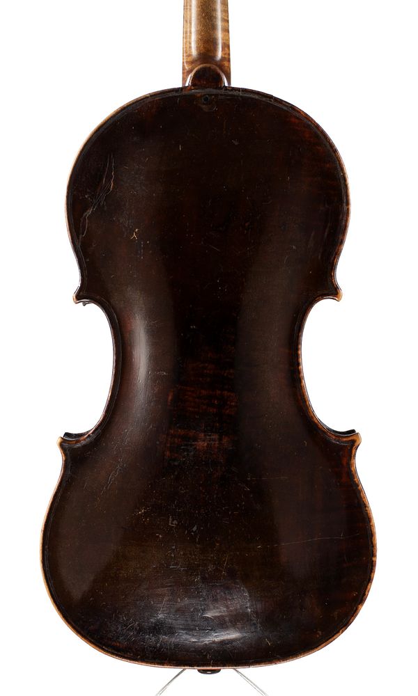A viola, England, late 18th Century - back