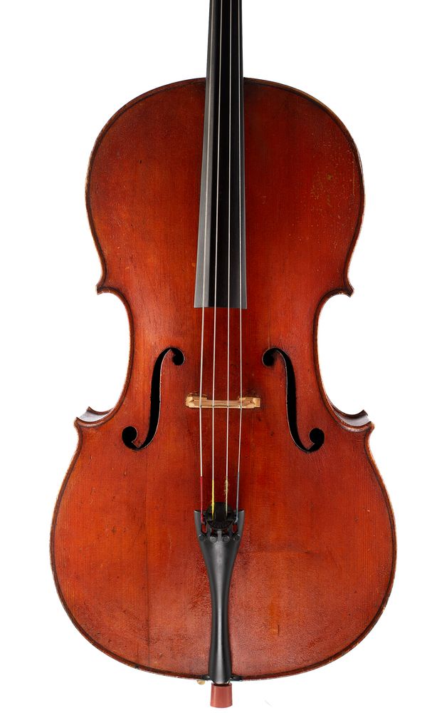 A cello, probably England, circa 1910