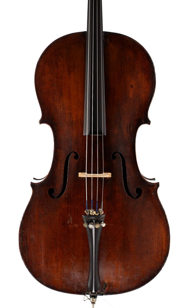 A cello, Workshop of Caussin, Vosges, circa 1890