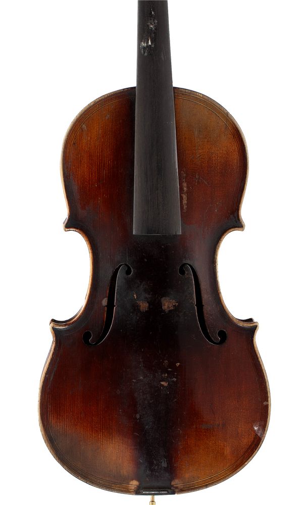 A violin, labelled Copy of Jean Pruggen