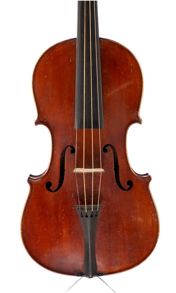 A violin, labelled Bienfait