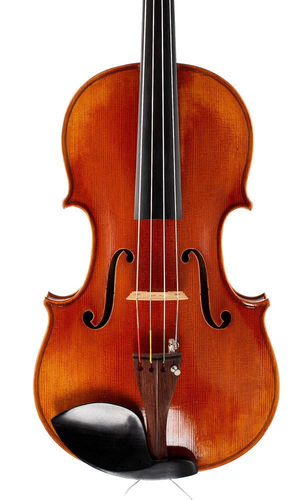 A viola, labelled La Lutherie d' Art
