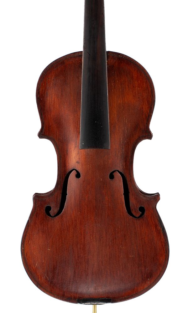 A violin, labelled John MacDonald, Galston [?]