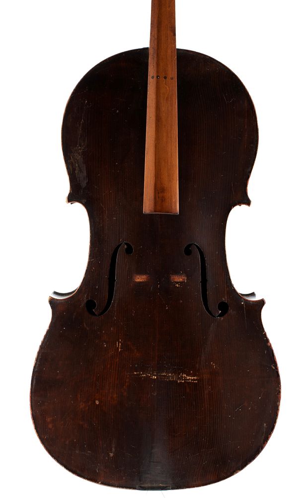 A cello, Workshop of Jérôme Thibouville-Lamy, Mirecourt, circa 1900