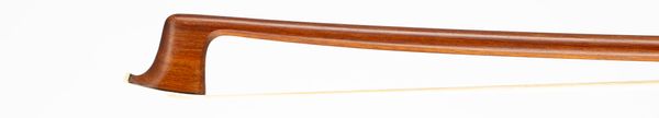 A silver-mounted violin bow, branded Egidius Dörfler