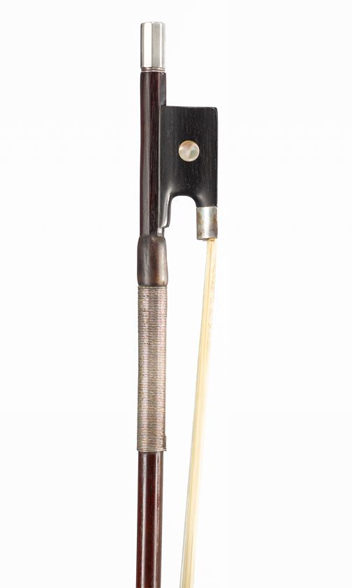 A silver-mounted violin bow