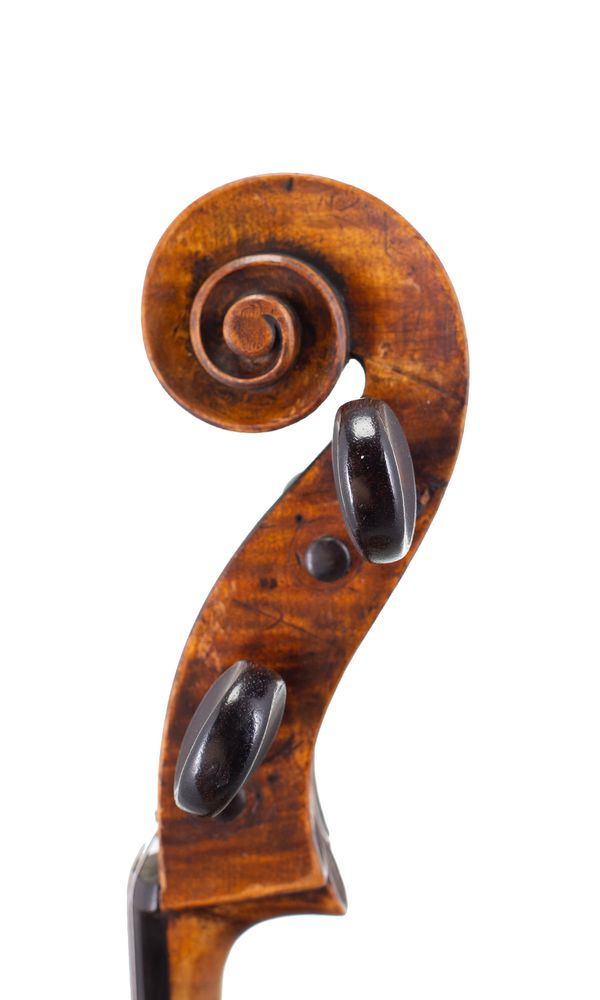 A cello, Germany, 19th Century - scroll