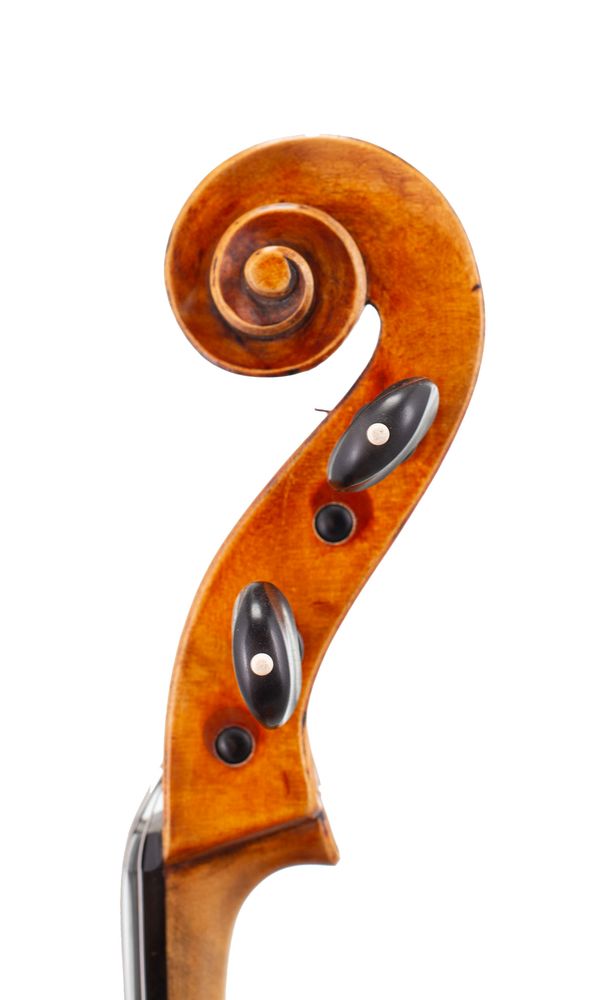 A cello, 20th Century - scroll