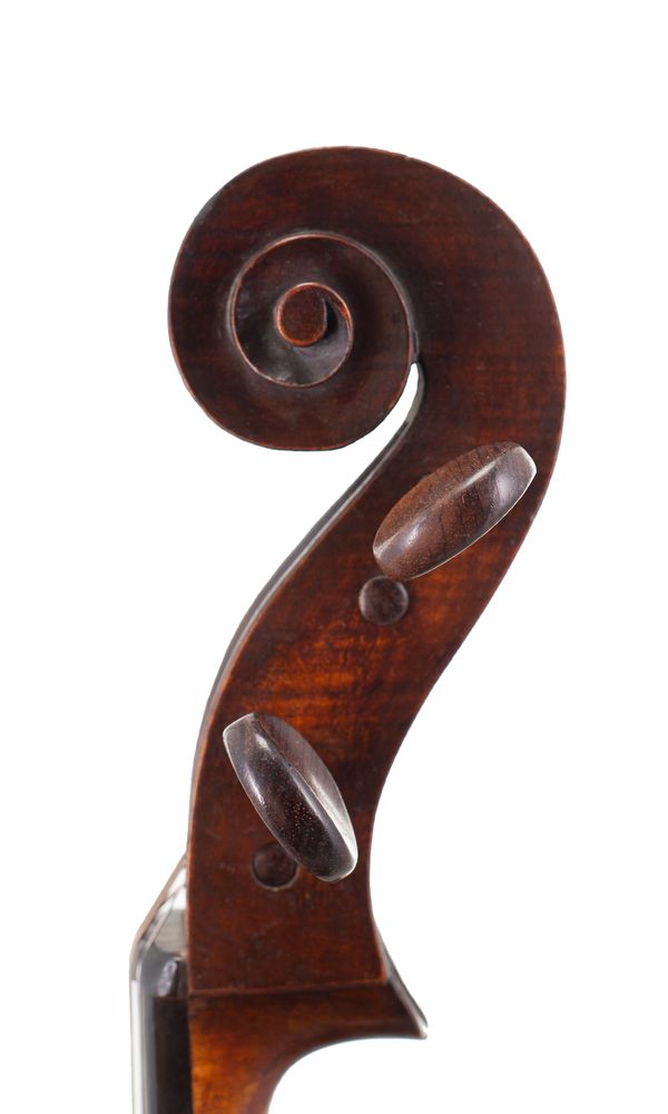A cello, Germany, late 19th Century - scroll