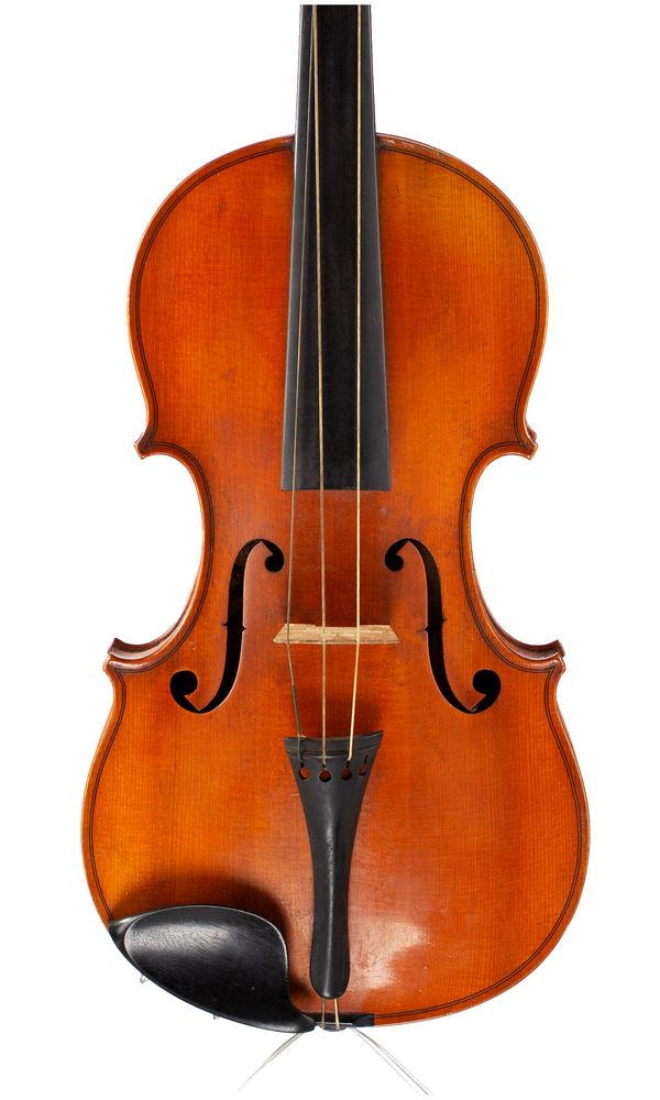 A violin by Breton Brevette, France, 20th Century
