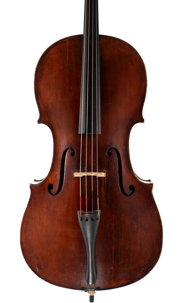 A cello, labelled Anton Kessel