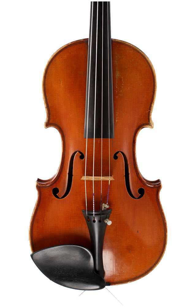 A violin by Hugues Emile Blondelet, Mirecourt, circa 1910