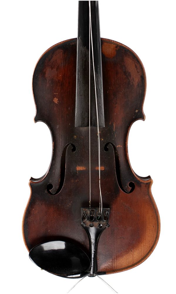 A violin, labelled David Murray, Gorebridge 1903