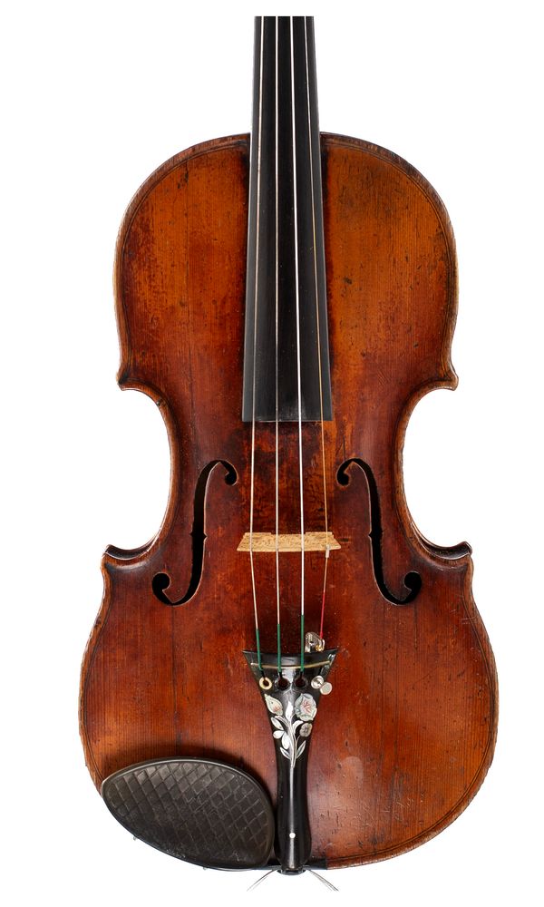 A violin, branded F. Pillement, Paris