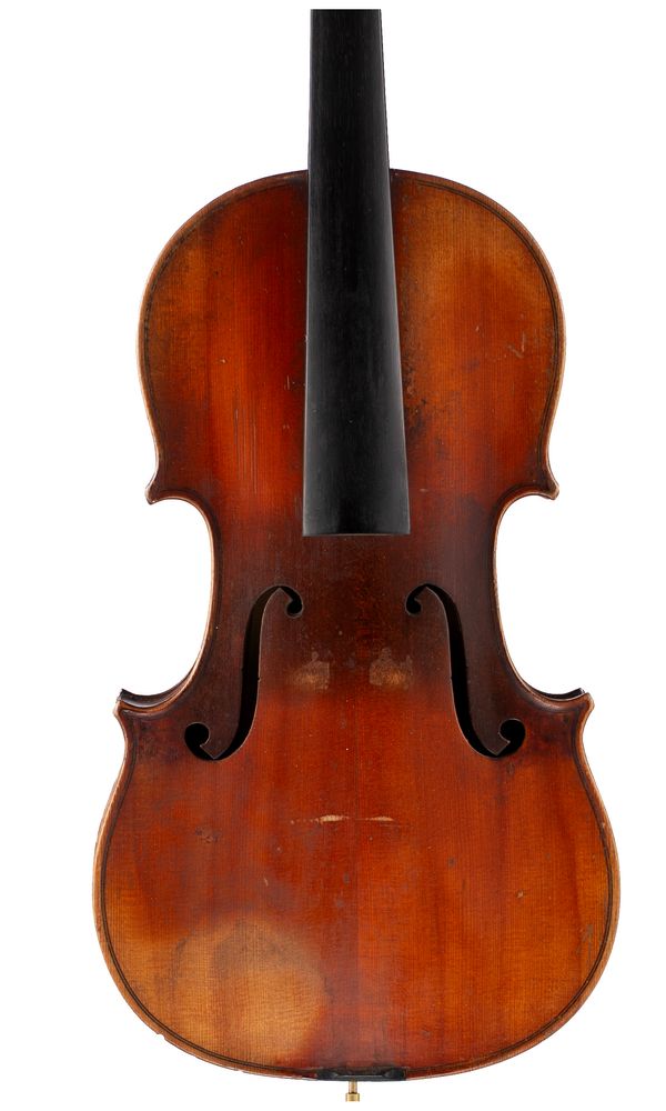 A violin, labelled Copie J. Bte Vuillaume, Paris